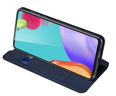 Чехол-книжка для Samsung Galaxy A52 (4G/5G)/A52S, DU DU, боковой, синий