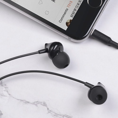 Проводные наушники M60 Perfect sound universal earphones with mic, черные