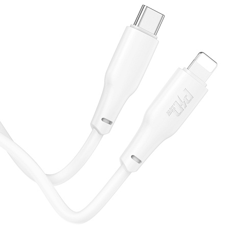 Кабель Lightning to Type-C (PD), HOCO, X93, 1м, 20W, белый