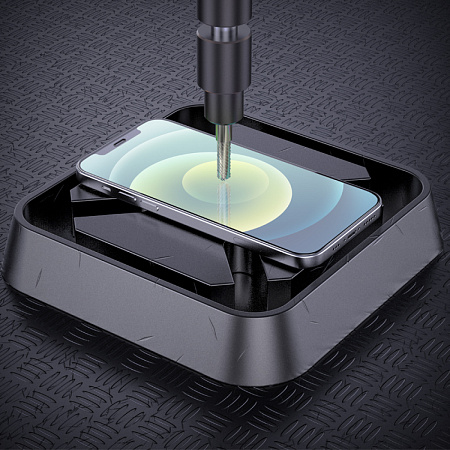 Защитное стекло на iPhone 12 Pro Max (6.7) G8, HOCO, 3D Full screen fine edge anti-fall tempered glass, черное