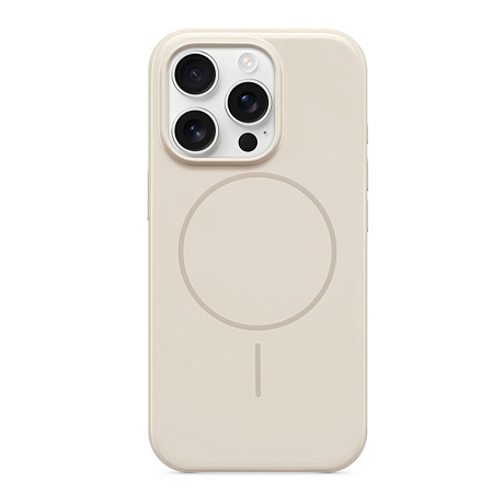 Чехол-накладка для iPhone 16 Pro Max, глянцевый, магнитный (MagSafe), без лого, X-CASE, белый