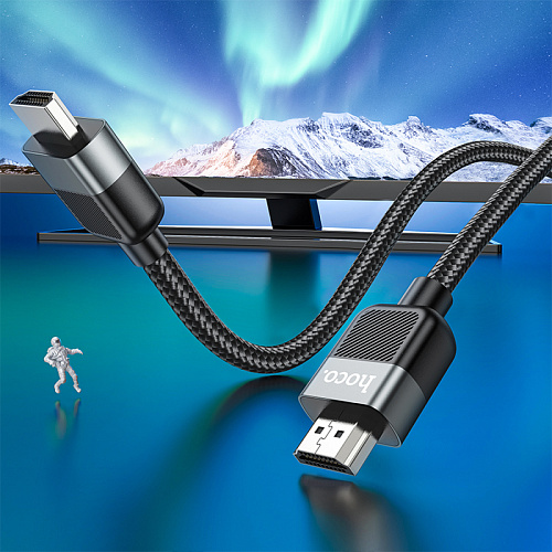 HDMI кабель, HOCO, US09, HDTV 2.0, 4K HD, 3м, черный
