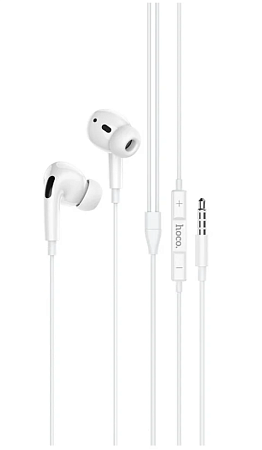 Проводные наушники M1 Pro Original series earphones, вакуумные с микрофоном, HOCO, белые