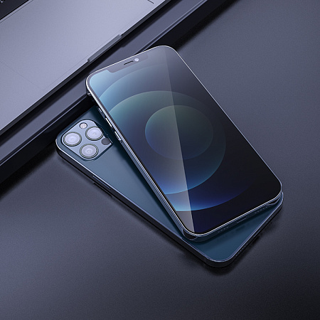 Защитное стекло на iPhone 12 Pro Max (6.7) G11, HOCO, Full screen HD privacy protection tempered glass, черное