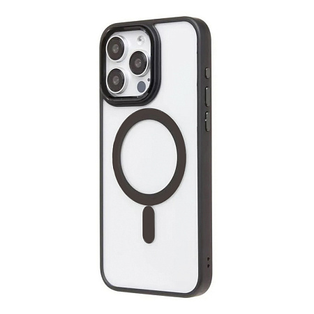 Чехол силиконовый для iPhone 15 Pro Max (6.7), Магнитный (MagSafe), X-CASE, черный