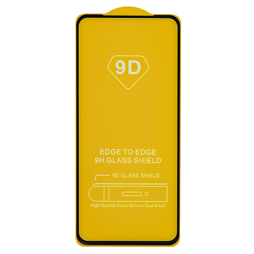 Защитное стекло на Infinix Hot 40i, 9D, прозрачное с черной рамкой, X-CASE