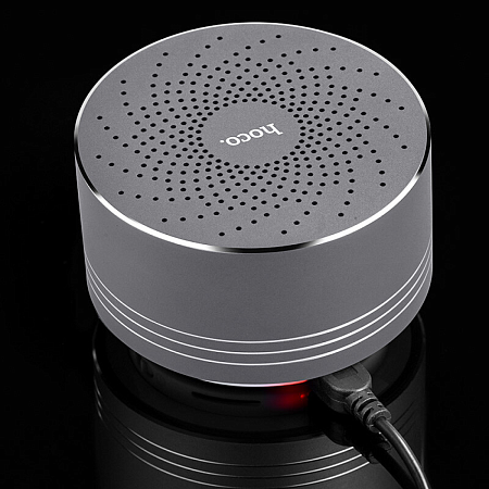 Колонки BS5 Swirl speaker, HOCO, серебряный