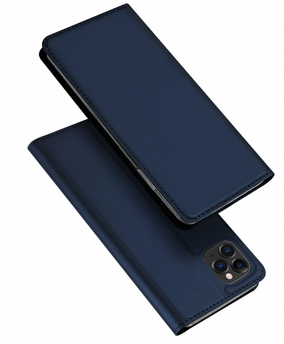 Чехол-книжка для iPhone 11 Pro Max, DU DU, боковой, синий
