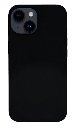 Чехол-накладка для iPhone 14, Silicon Case, без лого, черный