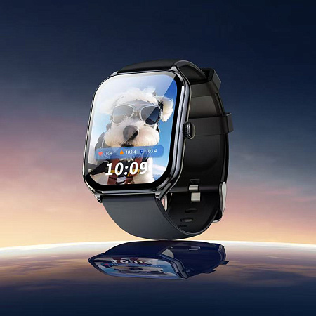 Умные часы Y28 AMOLED Smart watch Hoco с поддержкой звонков, черные