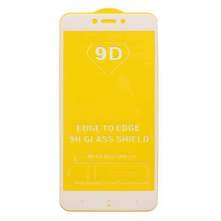 Защитное стекло на Xiaomi Redmi 4X, 9D, белый, X-CASE