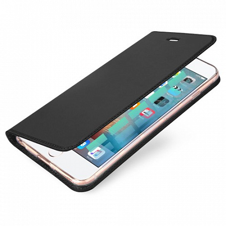 Чехол-книжка для iPhone 6 Plus/6S Plus, DU DU, боковой, серый