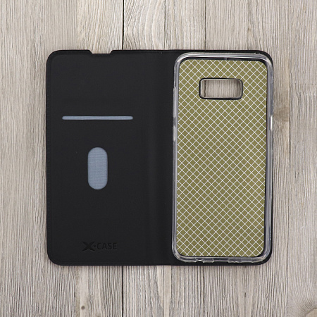 Чехол-книжка для Samsung Galaxy S8 Plus/S8 Edge, X-CASE, боковой, черный