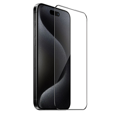 Защитное стекло для iPhone 16 Pro Max, G18, HOCO, Shield full screen HD tempered glass, черное