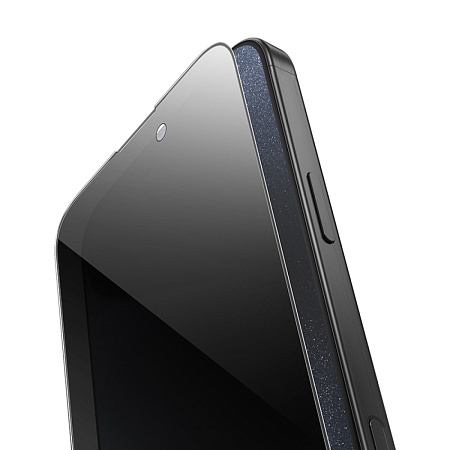 Защитное стекло на iPhone 16 Pro, Privacy, черное, X-CASE