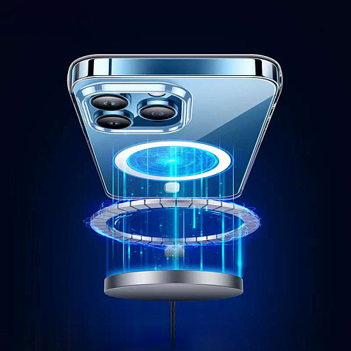 Чехол силиконовый для iPhone 16 Pro, Магнитный (MagSafe), X-CASE, белый