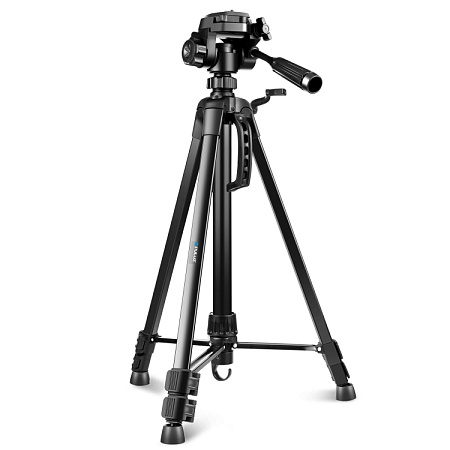 Трипод для камеры, смартфонов, селфи колец, PULUZ, рабочая высота 55-139 см, черный