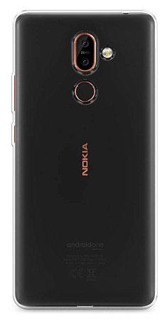 Чехол силиконовый для Nokia 7 Plus, прозрачный