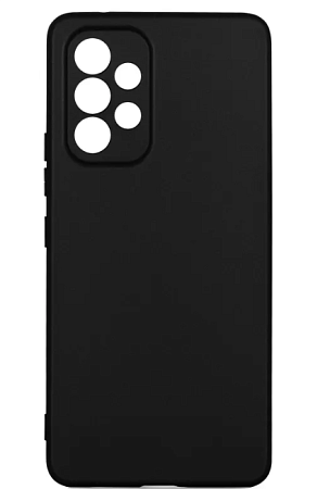 Чехол силиконовый для Samsung Galaxy A53 (5G), с защитой камеры, X-CASE, черный