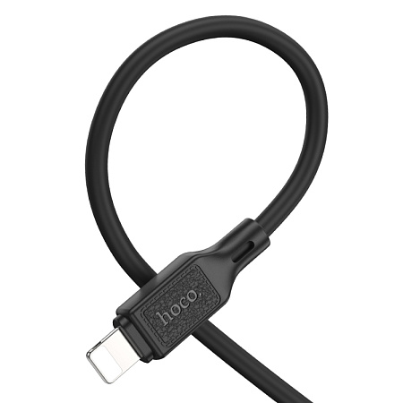 Кабель Lightning to Type-C (PD), HOCO, X90, 1м, силиконовый, черный