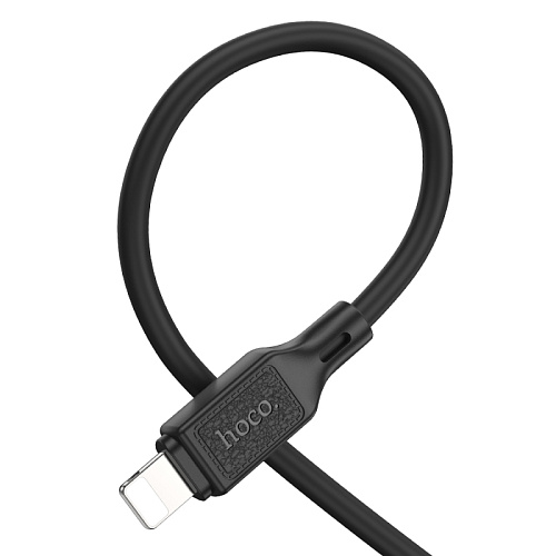 Кабель Lightning to Type-C (PD), HOCO, X90, 1м, силиконовый, черный