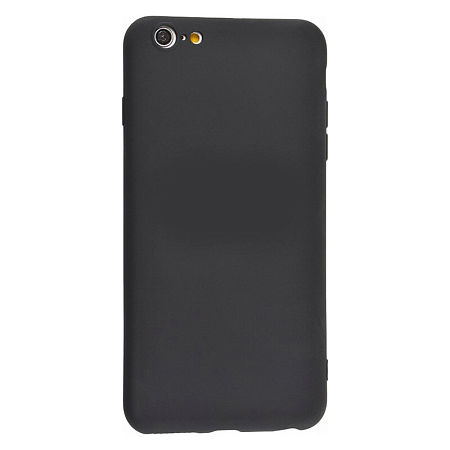 Чехол силиконовый для iPhone 6 Plus/6S Plus, good quality, с защитой камеры, X-CASE, черный