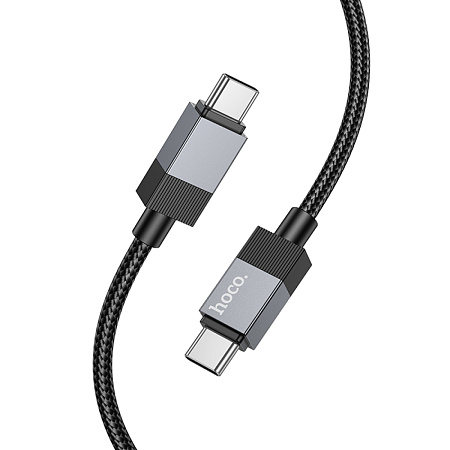 Кабель Type-C на Type-C, HOCO, X110, 1м, 60W, черный