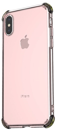 Чехол силиконовый для iPhone XS Max, HOCO, Ice Shield series, розовый