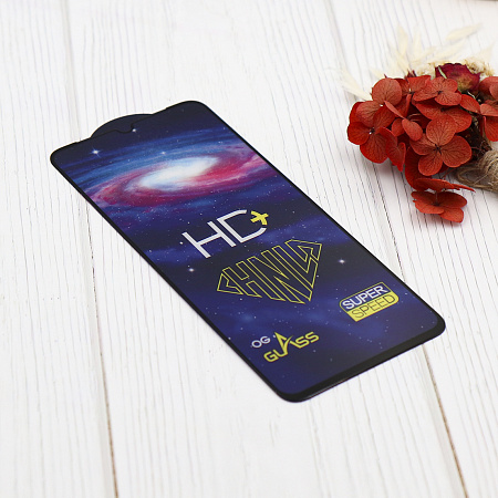 Защитное стекло на Realme Note 60, HD, прозрачное с черной рамкой, X-CASE
