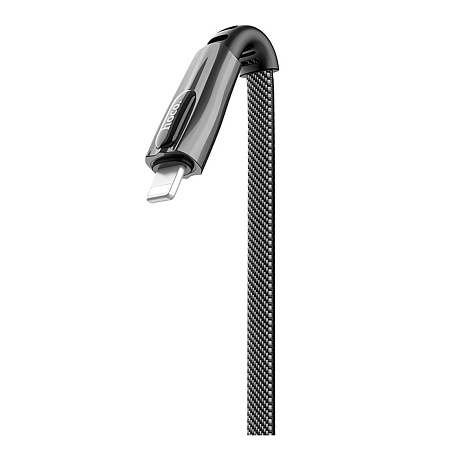 USB дата кабель Lightning, HOCO, U70, 1.2m, темно-серый