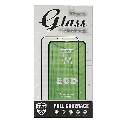 Защитное стекло на iPhone 17 Air, 20D, прозрачное с черной рамкой, X-CASE