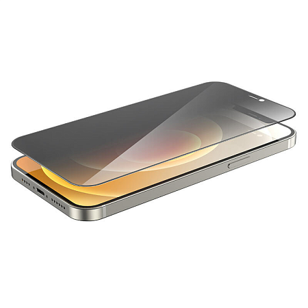 Защитное стекло на iPhone 12 mini (5.4) A21, HOCO, Shatterproof edges full screen anti-spy tempered glass, черное