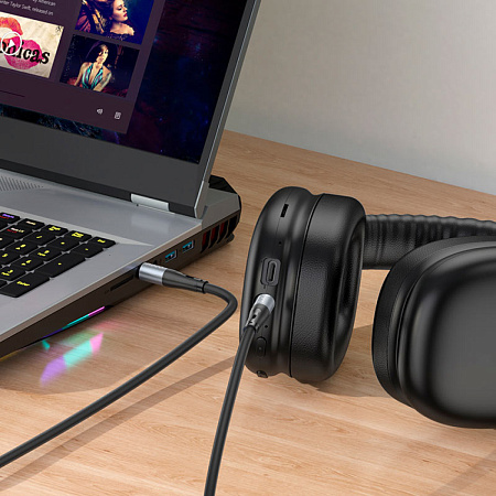 AUX Audio кабель 3,5 мм, UPA22, HOCO, черный