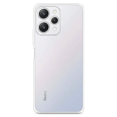 Чехол силиконовый для Xiaomi Redmi 12 (4G)/redmi 12 (5G)/Note 12R, с защитой камеры, X-CASE, прозрачный