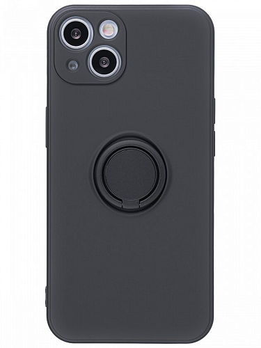 Чехол силиконовый для iPhone 13 (6.1), с держателем, X-CASE, черный