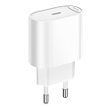 Сетевое зарядное устройство, 1 PD 20W (C109A), HOCO, цвет белый