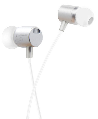 Наушники Mosidun Z21, белые с серебряным
