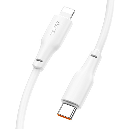 Кабель Lightning to Type-C (PD), HOCO, X93, 2м, 20W, белый