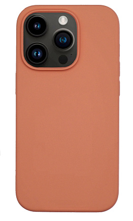 Чехол - накладка для iPhone 13 Pro, Silicon Case, без лого, лососевый