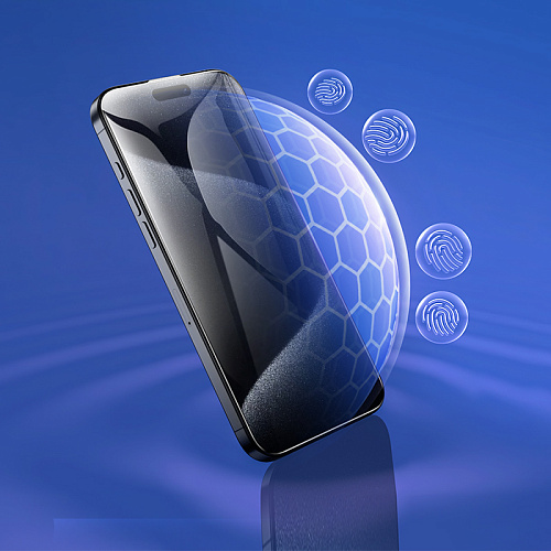 Защитное стекло для iPhone 15 Pro Max, G777, HOCO, anti-static, черное