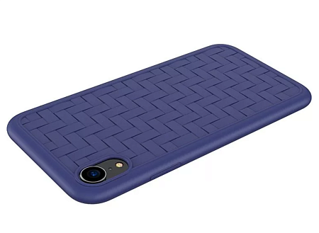 Чехол силиконовый для iPhone XR, HOCO, Tracery series TPU soft case, синий