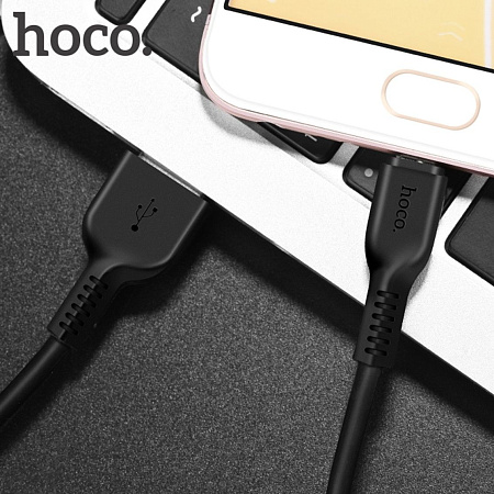 USB Кабель Micro, HOCO, X20, 2M, черный