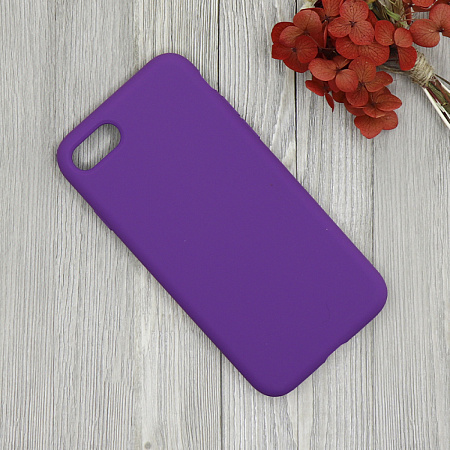 Чехол - накладка для iPhone 7/8/SE (2020), Silicon Case, без лого, фиолетовый