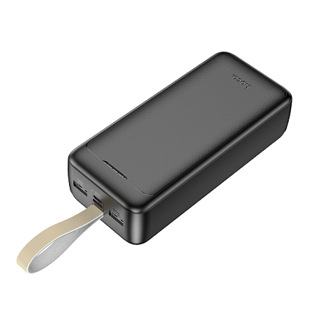 Универсальный Доп. Аккумулятор 30000mAh, J111B, HOCO, выход: 2 USB: 5V/2, черный