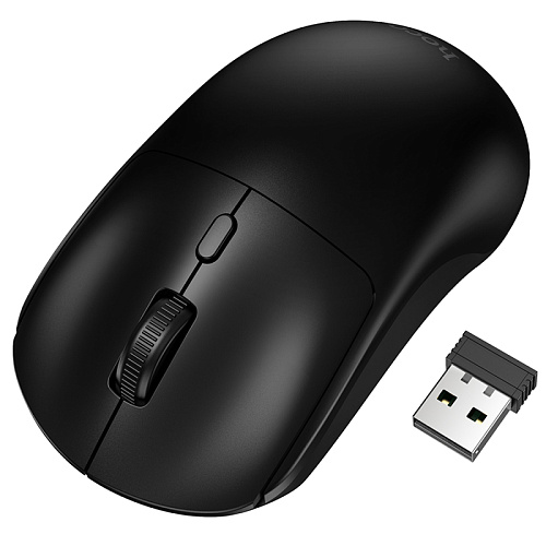 Беспроводная мышка, GM42, HOCO, Bluetooth 2.4G,  размер: 110 * 59 * 36 мм, черный