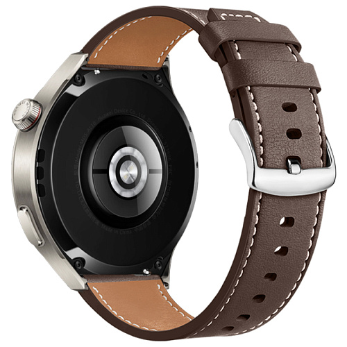 Ремешок на руку универсальный для умных часов 20мм, HOCO, WH10, кожаный, кофейный