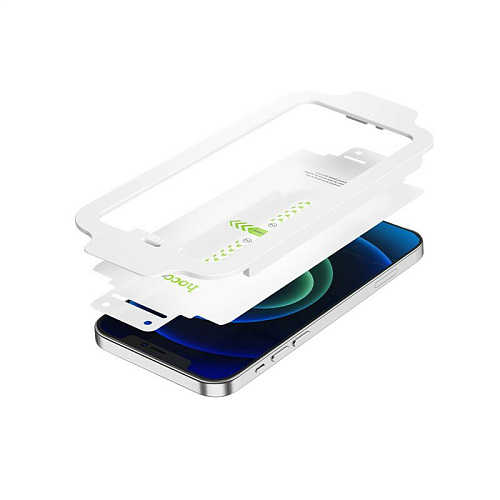 Защитное стекло на iPhone 12 Pro Max (6.7) A22, пленка 2 штуки, Hoco прозрачное