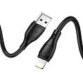 USB дата кабель Lightning, HOCO, X61, силиконовый, черный