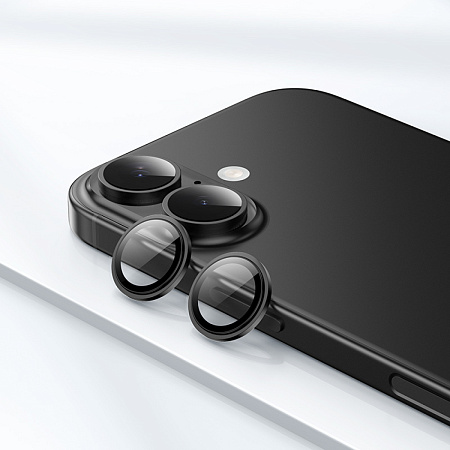 Защитное стекло для iPhone 17, V14, HOCO, на заднюю камеру, черный