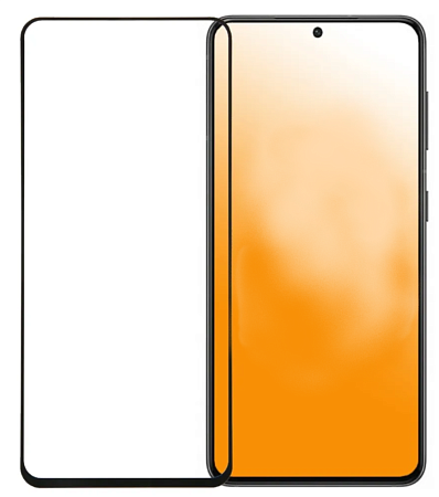 Защитное стекло на Samsung Galaxy A54 (5G), черный, X-CASE